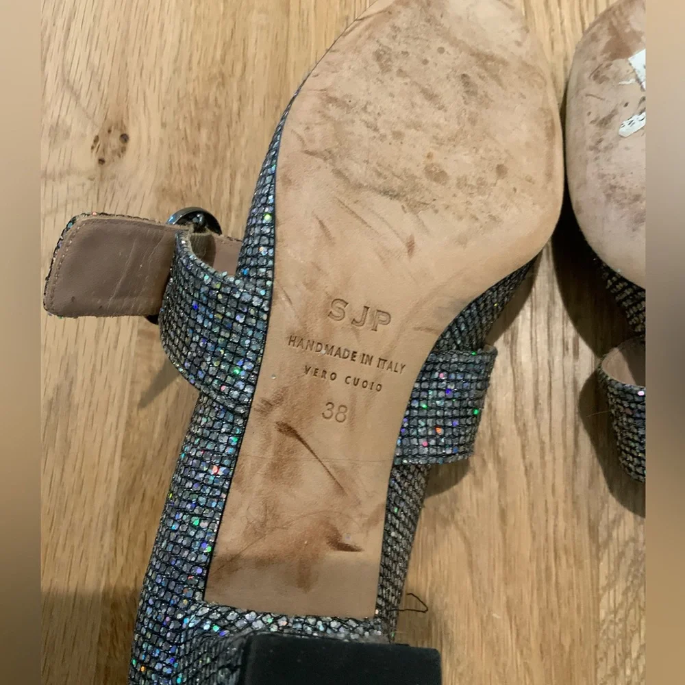 SJP by Sarah Jessica Parker Silver Heels - Picture 12 of 14